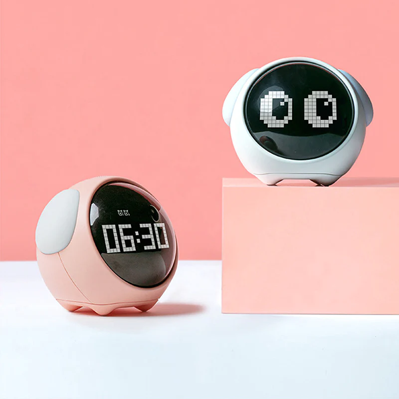 Emoji Alarm Clock Night Light Lamp
