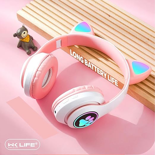 Wirelesses Meow Headphones (PINK)