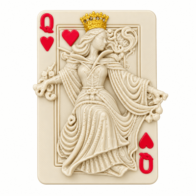 Queen of Hearts Fridge Magnet