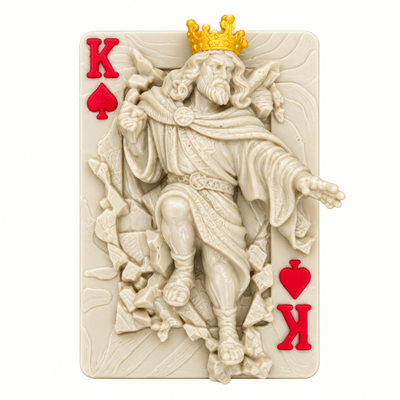 King of Spades Fridge Magnet