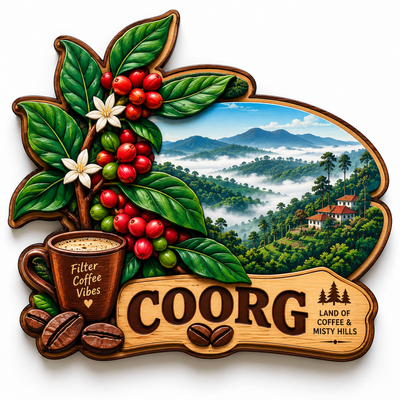 COORG FRIDGE MAGNET