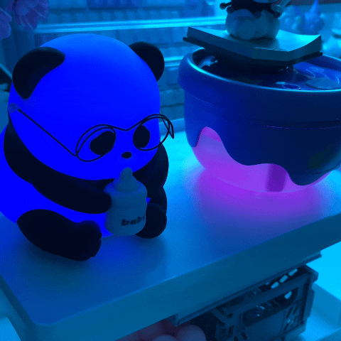 Silicone Baby Panda Lamp