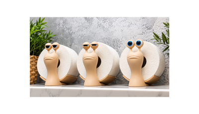 Funny Snail Toilet Paper Holder – Pack of 3