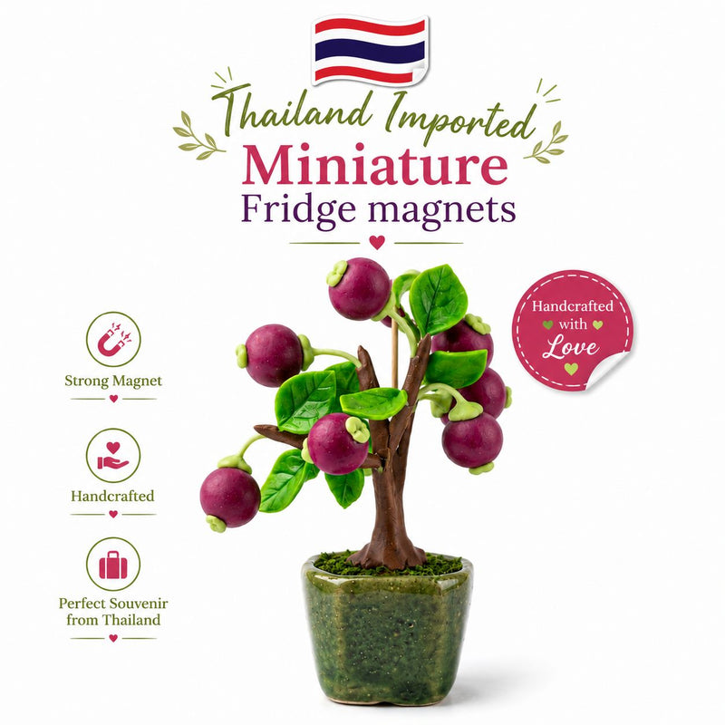 THAILAND FLORAL MAGNETS