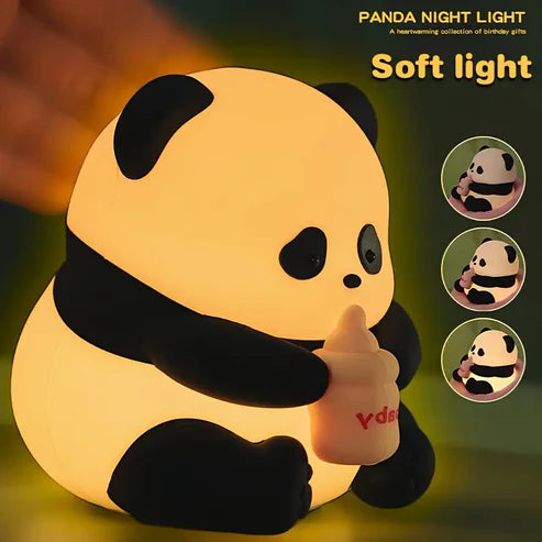 Silicone Baby Panda Lamp