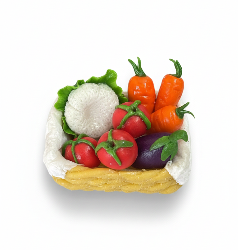 VEGGI BASKET FRIDGE MAGNET