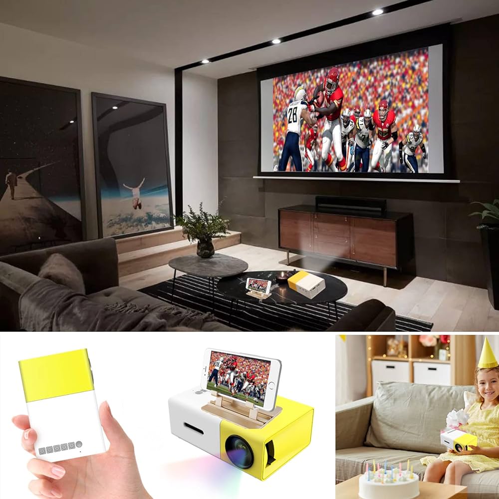 Mini Projector, Portable Projector, LED Projector