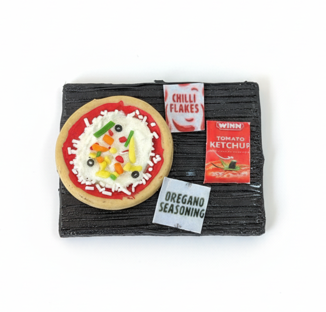 PIZZA FRIDGE MAGNET