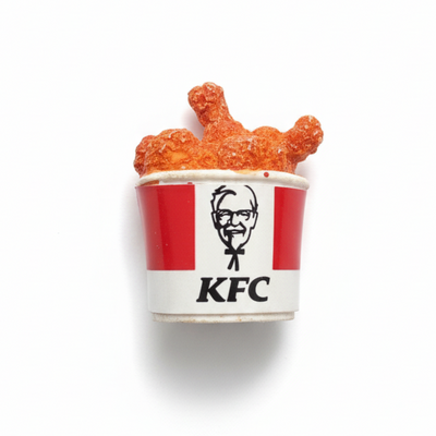 FRIED CHICKEN BUCKET FRIDGE MAGNET