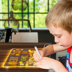 3D Acrylic Writing Board with Pen & Lig