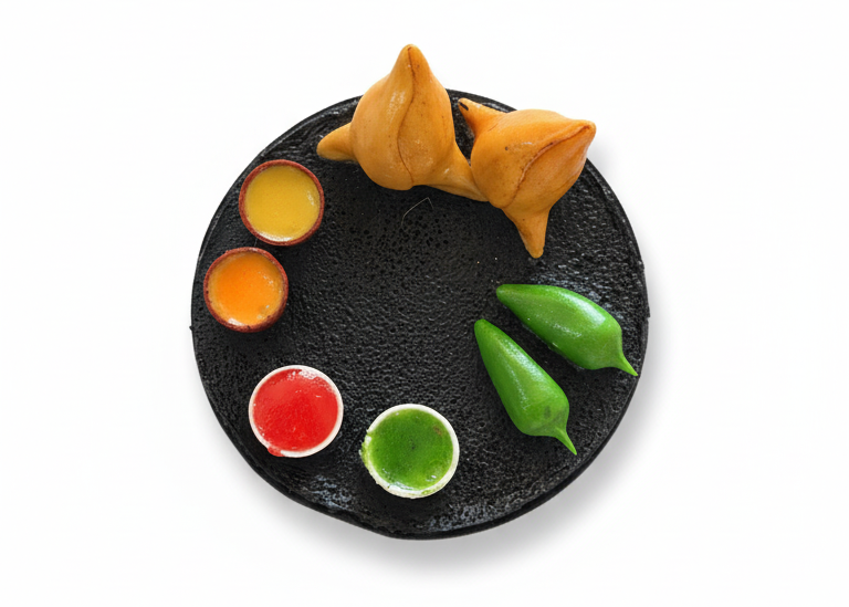 CHAI SAMOSA CHOLE FRIDGE MAGNET