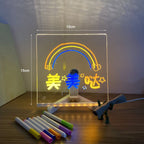 3D Acrylic Writing Board with Pen & Lig
