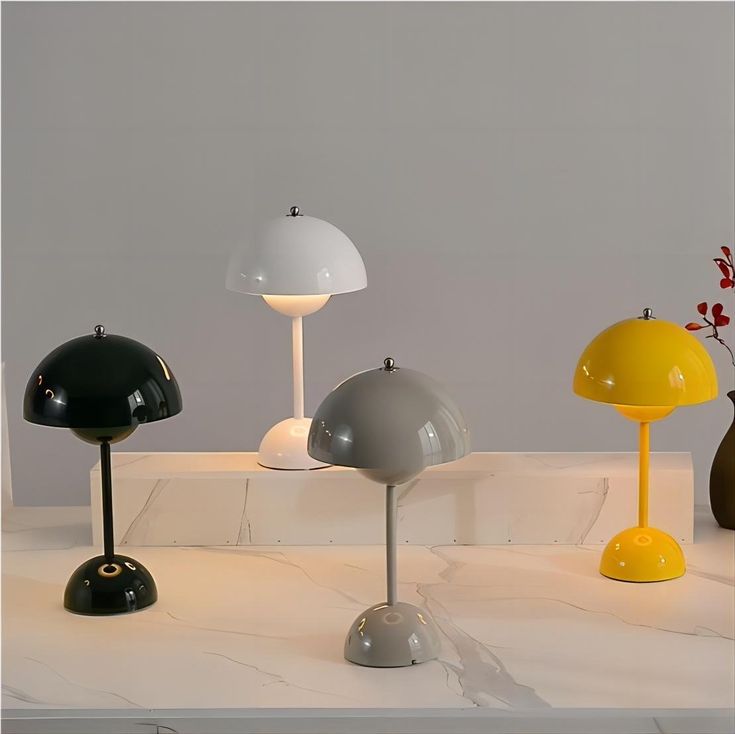 Flower Bud Mushroom Table Lamp
