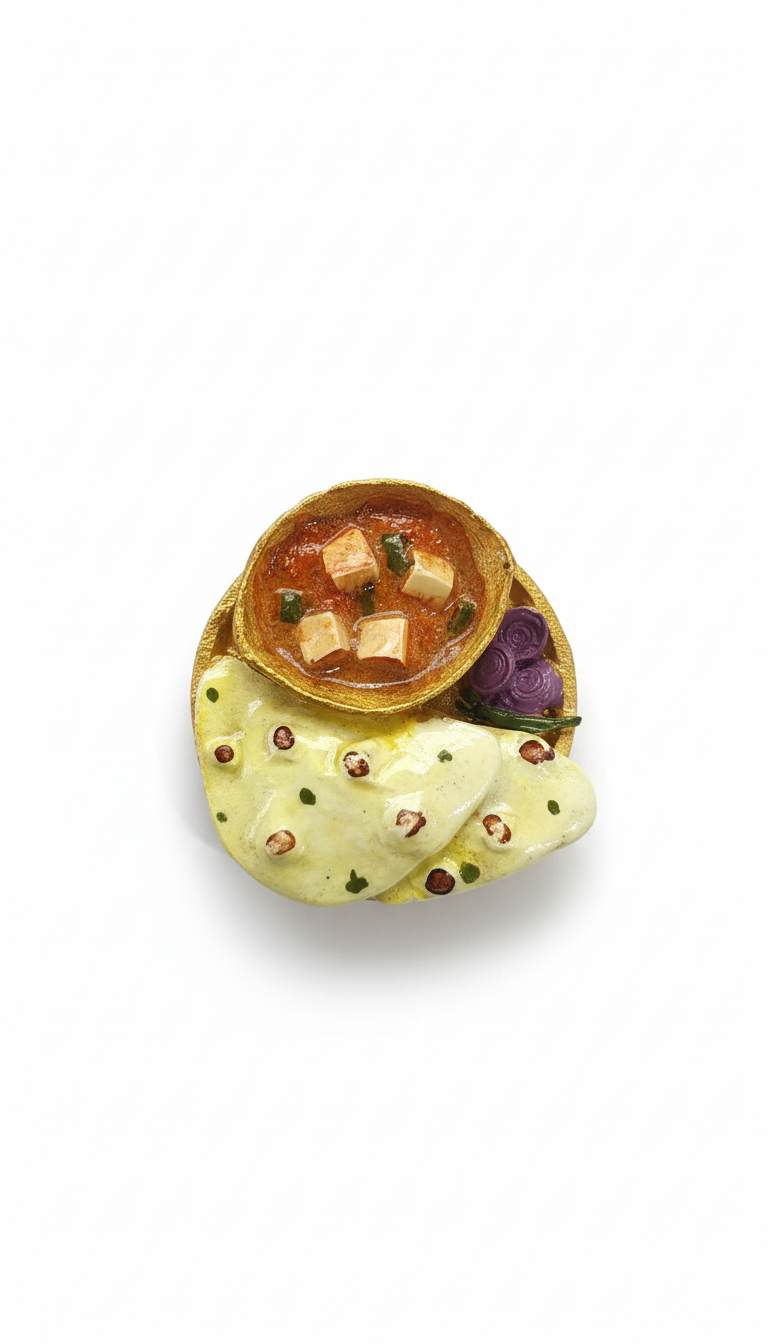 BUTTER NAAN FRIDGE MAGNET