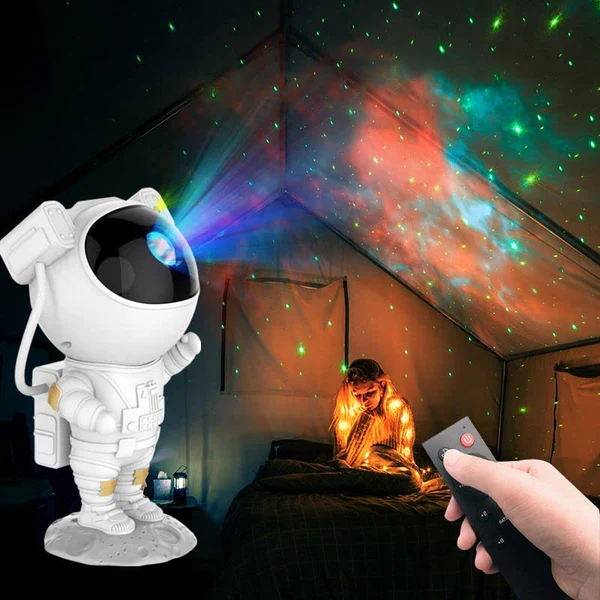 Starry  Astronaut Star Projector Galaxy Night Light