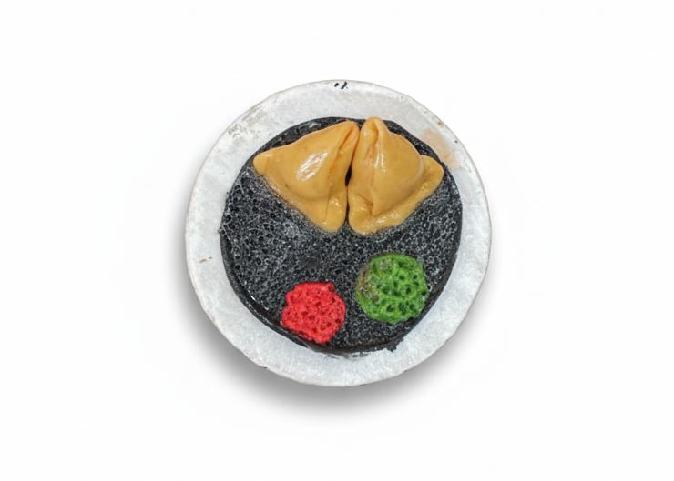 SAMOSA CHUTNEY FRIDGE MAGNET