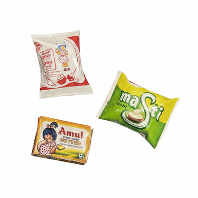 MILK ,BUTTER  FRIDGE MAGNET