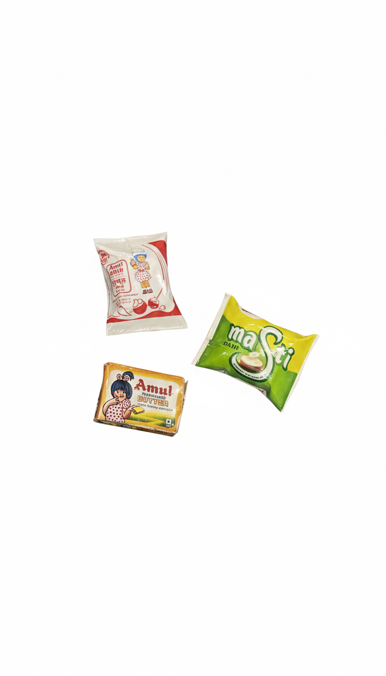 MILK ,BUTTER  FRIDGE MAGNET