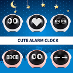 Emoji Alarm Clock Night Light Lamp