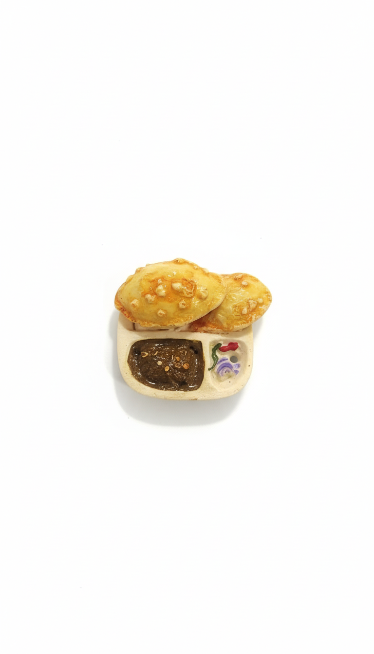 CHOLE BHATURE FRIDGE MAGNET