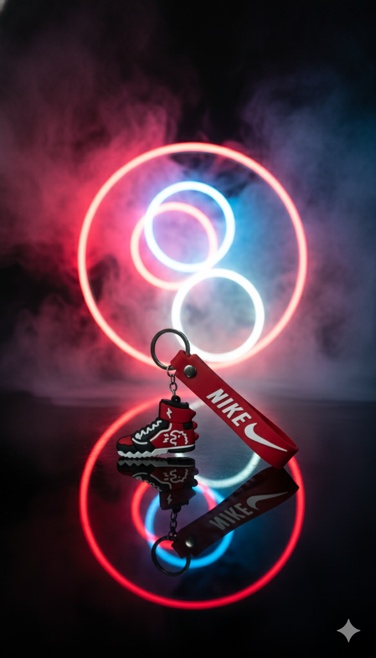 RED SNEAKERS KEYCHAIN