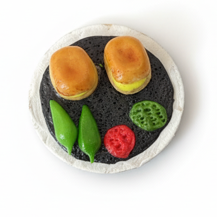 MUMBAI VADA PAV FRIDGE MAGNET