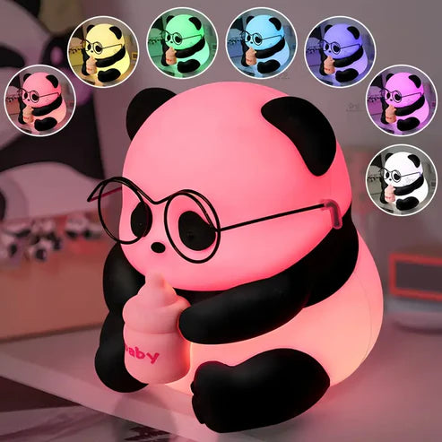 Silicone Baby Panda Lamp