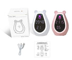 Adorable Bear Alarm Clock with Digital Mirror & Gesture Sensing Makeup Light – Snooze Mode & Voice Control Function