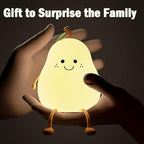 Cute Silicone Pear LED Night Lamp