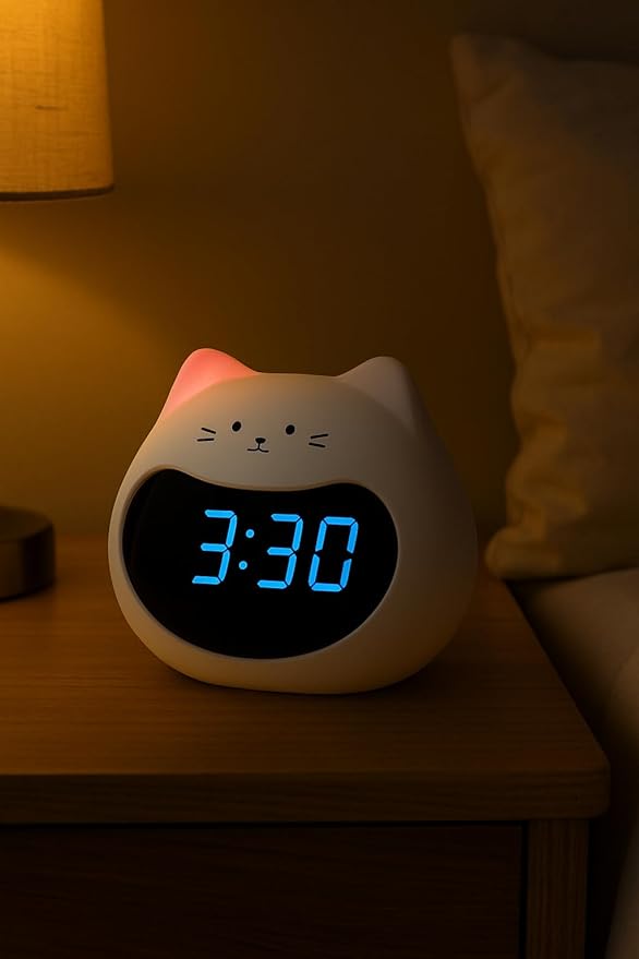 Cat Digital Alarm Clock