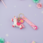 PINK UNICORN KEY CHAIN