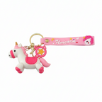 PINK UNICORN KEY CHAIN