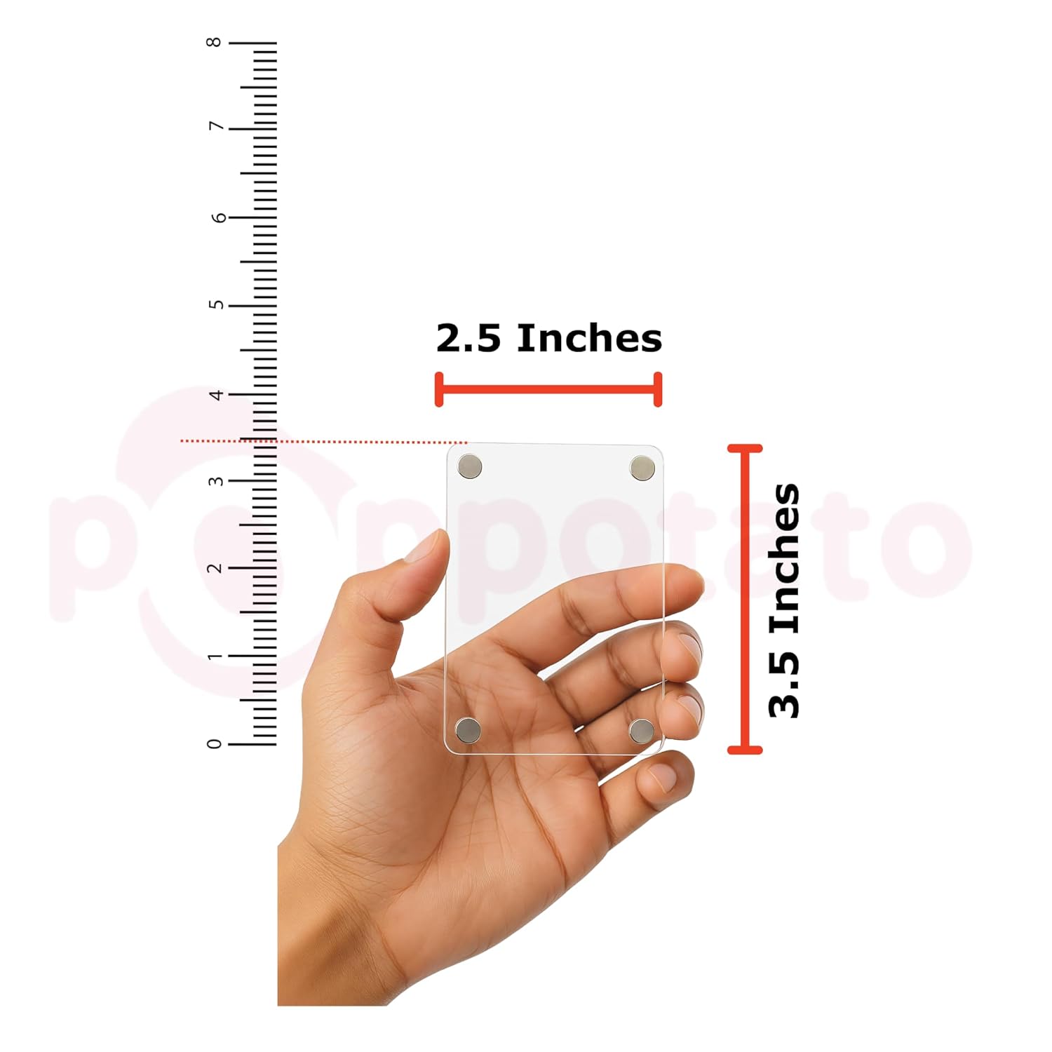 Acrylic Photo Frame Fridge Magnet Customized (2 sided /2 photos)