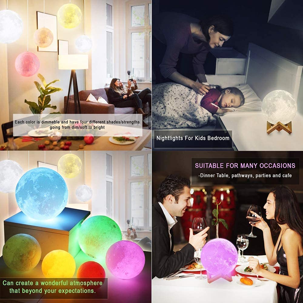 Color Changing Moon Lamp