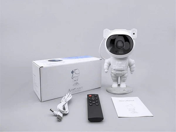 Starry  Astronaut Star Projector Galaxy Night Light
