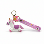 PURPLE UNICORN KEY CHAIN