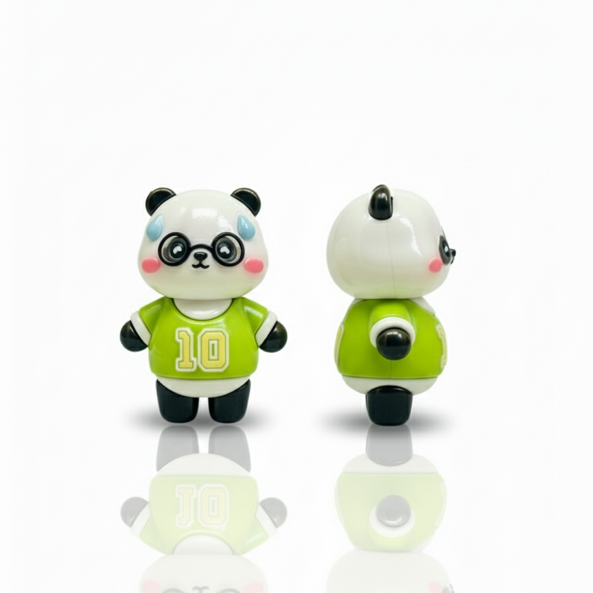 GREEN  PANDA FRIDGE MAGNET