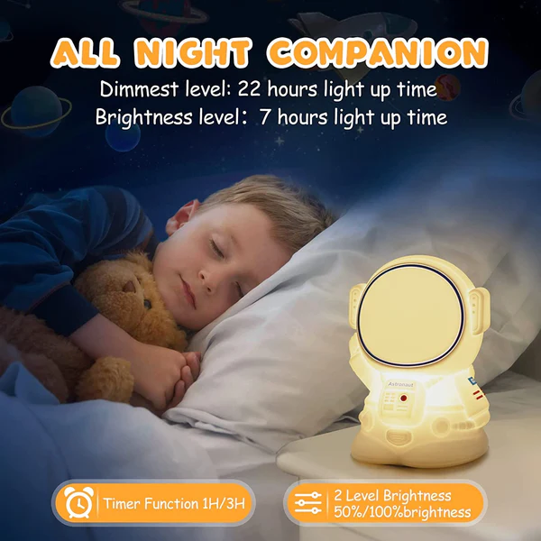 Astronaut Night Silicone Lamp