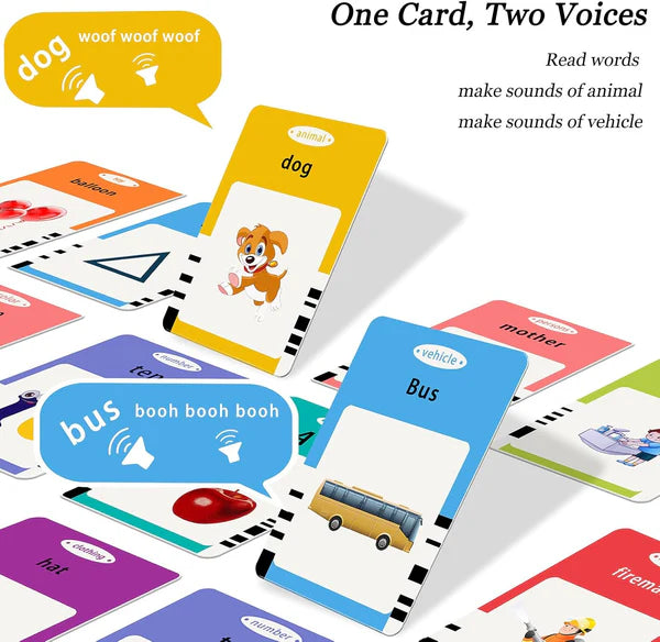 Smart Word Learning toy for Kids – 520 Talking Flash Cards with Music & Fun Learning