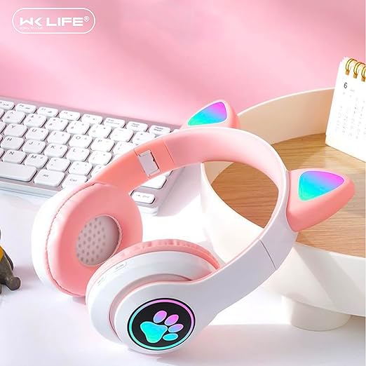Wirelesses Meow Headphones (PINK)