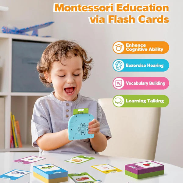Smart Word Learning toy for Kids – 520 Talking Flash Cards with Music & Fun Learning