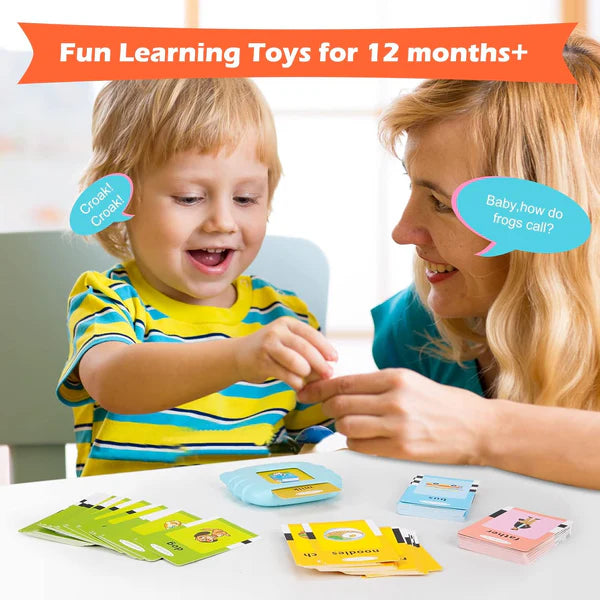 Smart Word Learning toy for Kids – 520 Talking Flash Cards with Music & Fun Learning