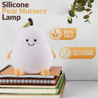 Cute Silicone Pear LED Night Lamp