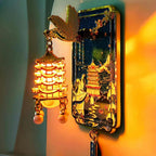 LED Lantern Decorative Fridge Magnet