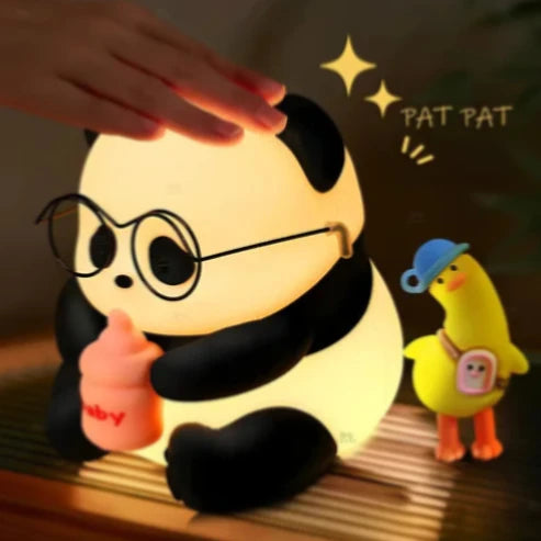 Silicone Baby Panda Lamp