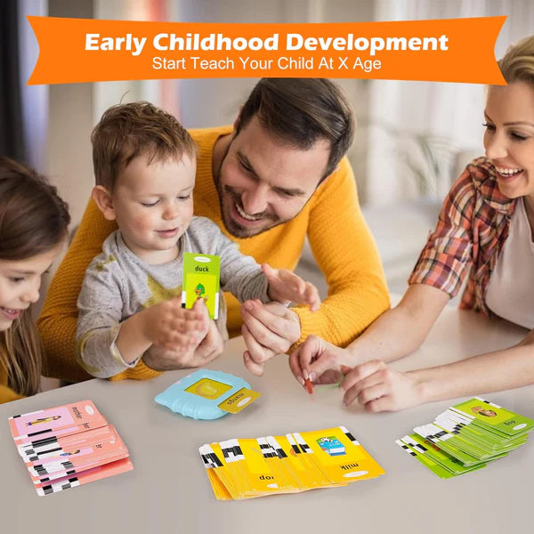Smart Word Learning toy for Kids – 520 Talking Flash Cards with Music & Fun Learning