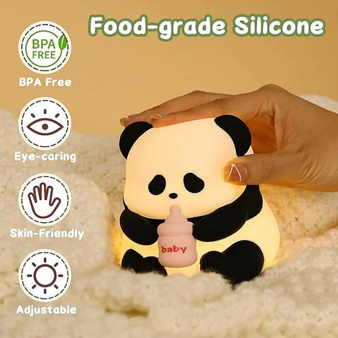 Silicone Baby Panda Lamp