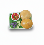 CHOLE PURI FRIDGE MAGNET