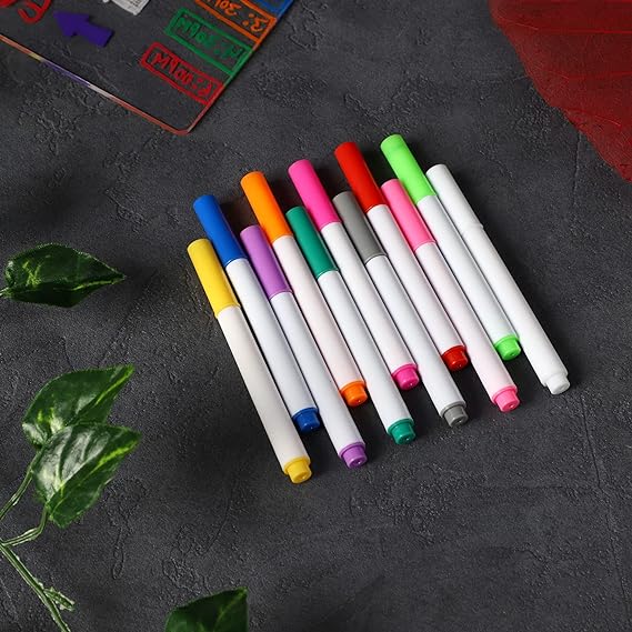 Luminious 3D Acrylic Writing DIY Board with 12 Pens