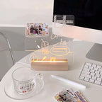3D Acrylic Writing Board with Pen & Lig